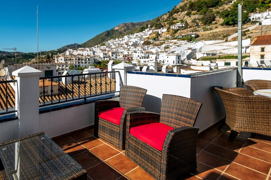 Appartement à Frigiliana avec vue sur la montagne.