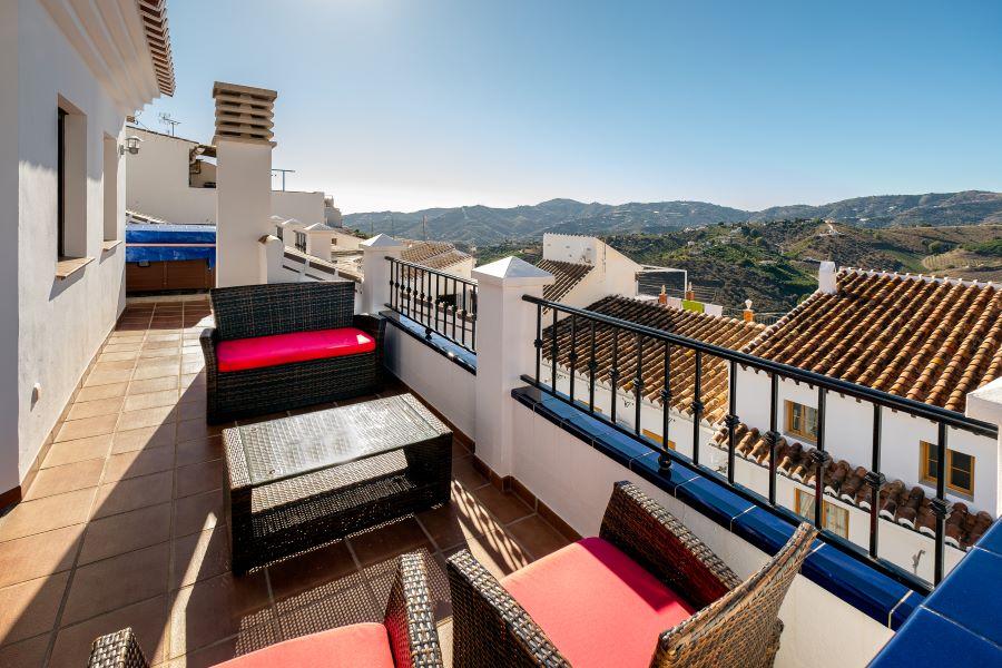 Appartement à Frigiliana avec vue sur la montagne.