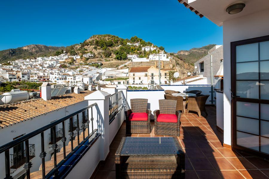 Appartement à Frigiliana avec vue sur la montagne.