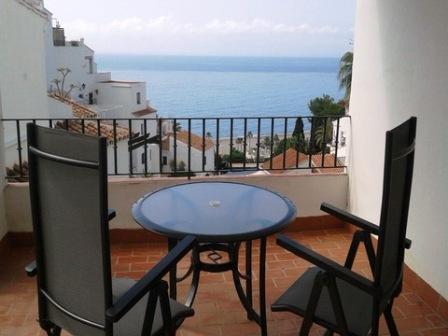 Schöne 1-Zimmer-Wohnung mit Meerblick in der Nähe des Burrina-Strandes in Nerja.