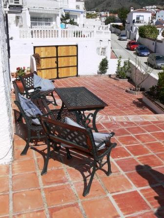 Maison de vacances avec 2 chambres et piscine privée à 500 mètres de la plage de Burriana à Nerja