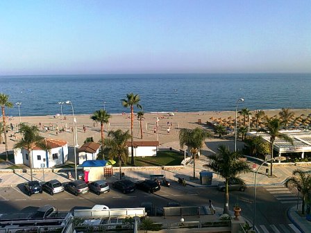 2-Zimmer-Wohnung in erster Linie am Strand von Burriana in Nerja