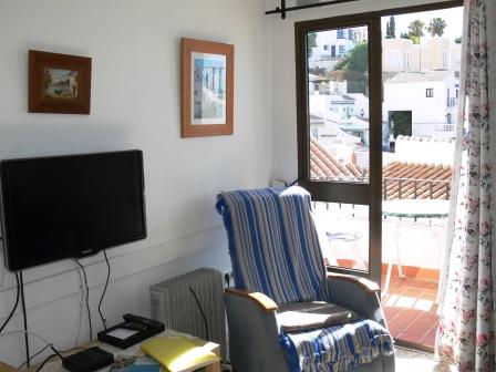 Bel appartement avec vue sur la mer et la plage de Burriana.