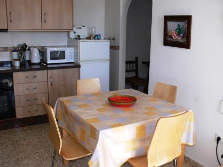 Bel appartement avec vue sur la mer et la plage de Burriana.