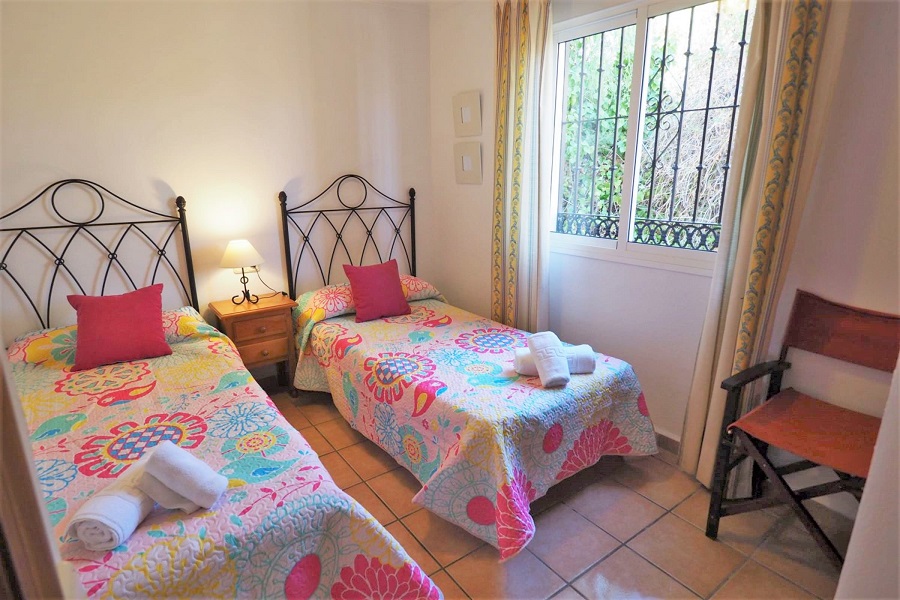 Beautifully furnished renovated 2 bedroom apartment with stunning views over Nerja and the sea.