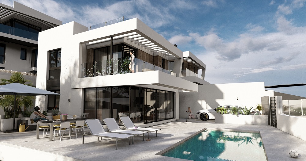 Luxe villa in Torrox Park met 3 slaapkamers, prachtig uitzicht op zee en zuidoriëntatie