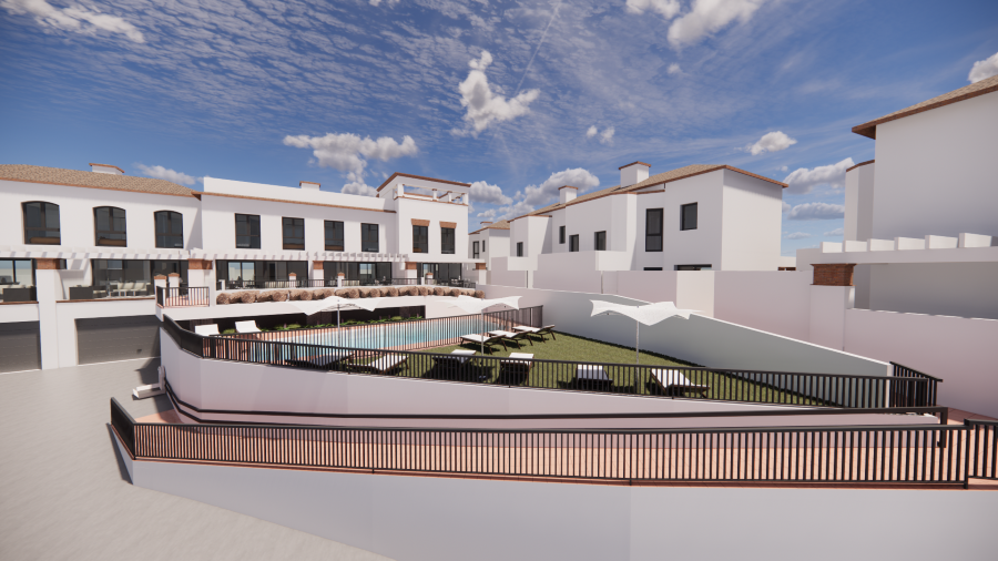 21 geschakelde nieuwbouw woningen met prachtig zeezicht in Torrox Costa