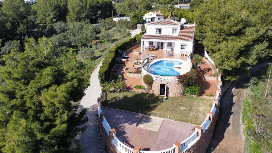 Villa da sogno con piscina privata e incredibile vista sul mare a Los Almachares a Nerja.