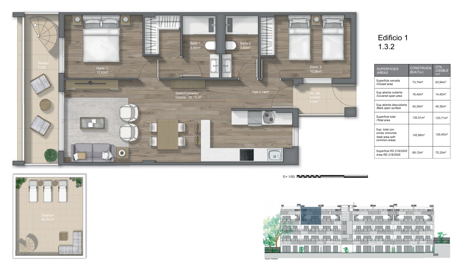 New Build Project of 2 bedroom apartments with beautiful sea views between Nerja and Torrox