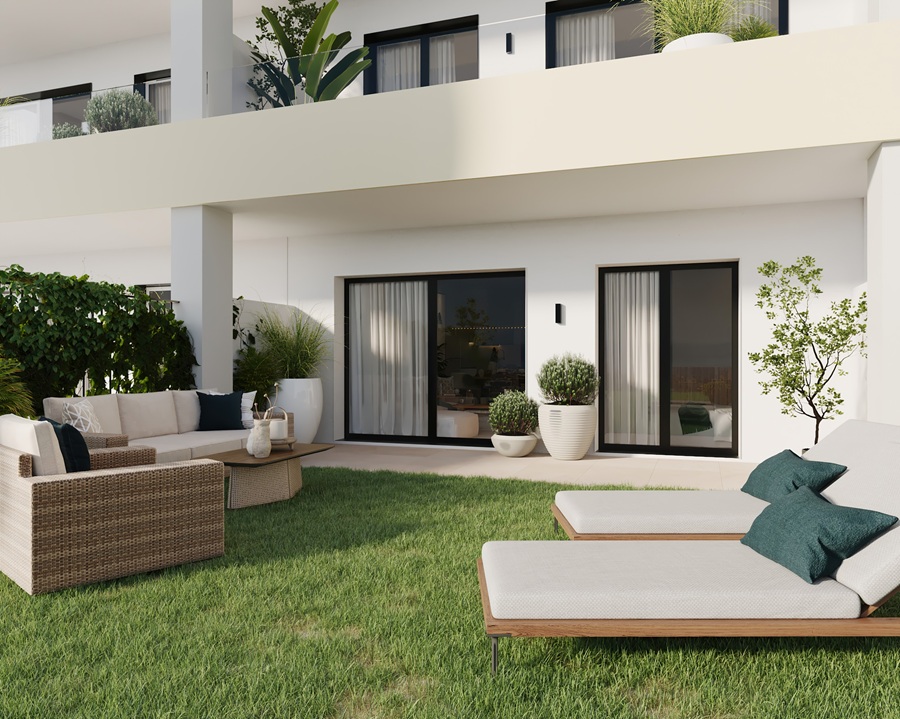 Promoción nueva de apartamentos de 2 dormitorios con preciosas vistas al mar entre Nerja y Torrox