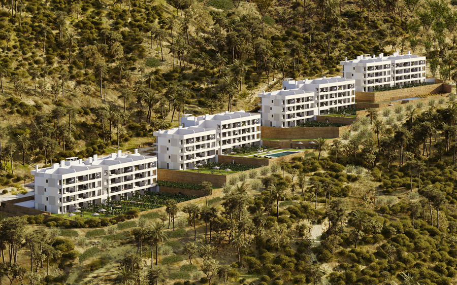 Nieuwbouw Project van 2 slaapkamer appartementen met prachtig zeezicht tussen Nerja en Torrox